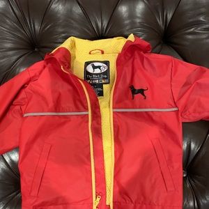 Toddler Rain Jacket Black Dog MV